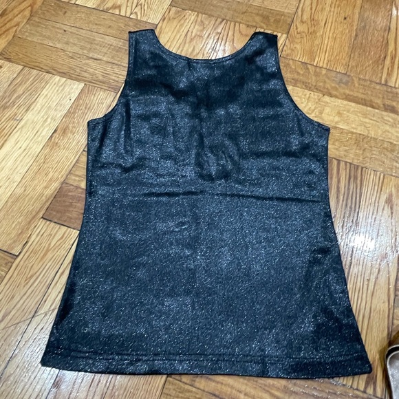 Bundle of Lemon Tree Shimmery Metallic Spandex Tank Tops in EUC (SIZE S) - Picture 8 of 8